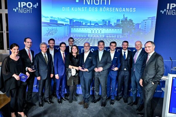 IPO Night 2025 in Frankfurt: Pfisterer, Vossloh und Isar Aerospace sind die Award-Gewinner