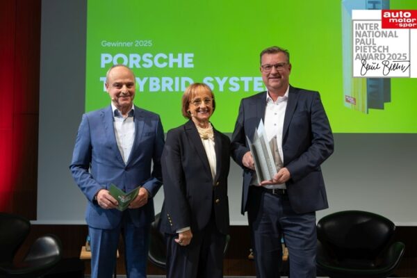 Deutlich gesteigerte Effizienz für den legendären 911 / T-Hybrid-System von Porsche gewinnt den begehrten International Paul Pietsch Award