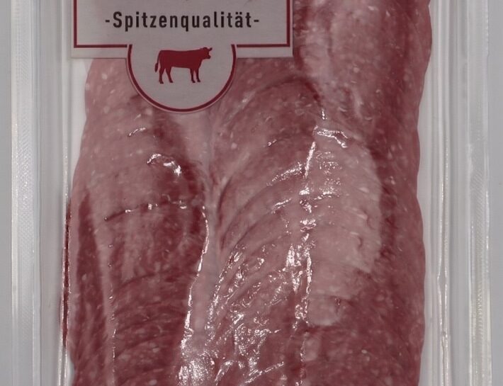 Der Hersteller Gustoland GmbH informiert über einen Warenrückruf des Produktes „Dulano Delikatess Edel Salami Rind, 100g“.